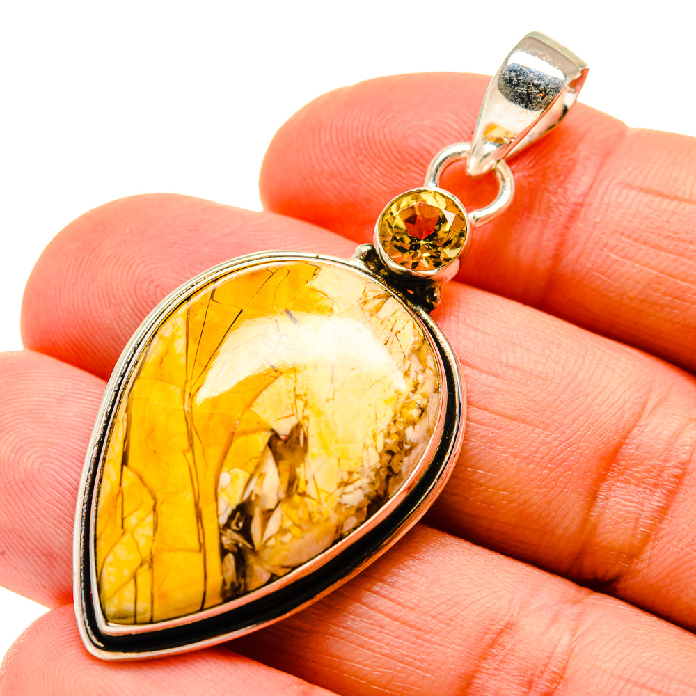 Brecciated Mookaite Pendants handcrafted by Anasilvercos - PD745605