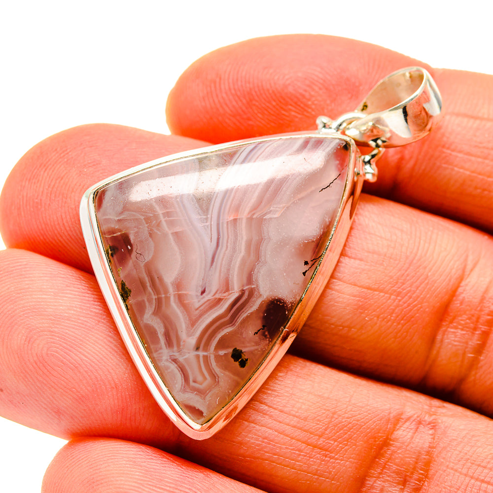 Laguna Lace Agate Pendants handcrafted by Anasilvercos - PD745618