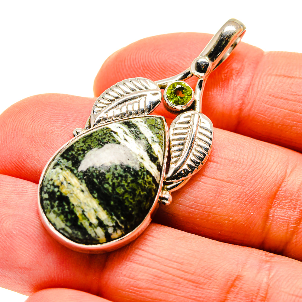 Lizard Jasper Pendants handcrafted by Anasilvercos - PD745629