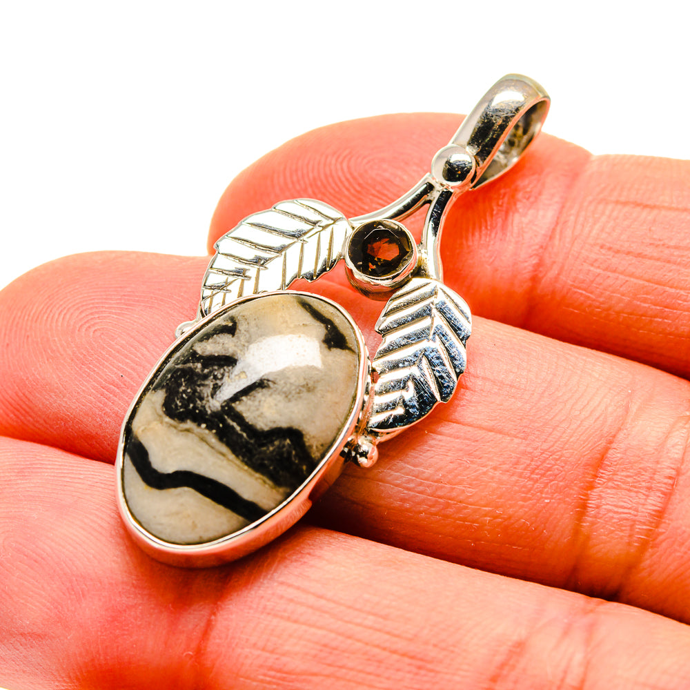 Zebra Jasper Pendants handcrafted by Anasilvercos - PD745631