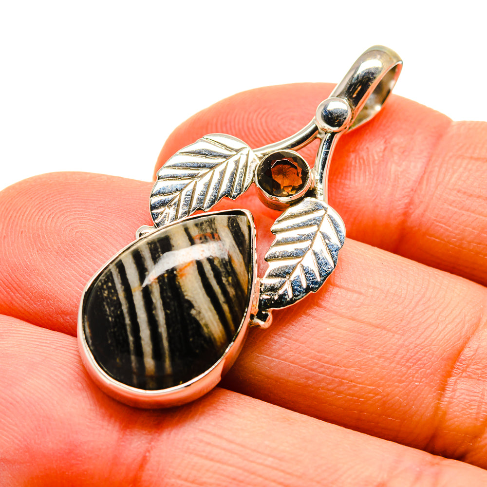 Zebra Jasper Pendants handcrafted by Anasilvercos - PD745637