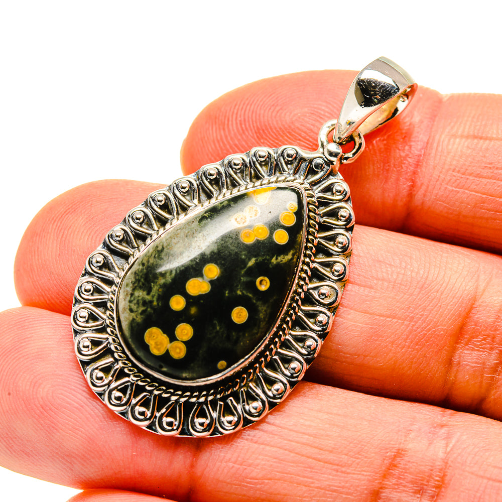 Ocean Jasper Pendants handcrafted by Anasilvercos - PD745663