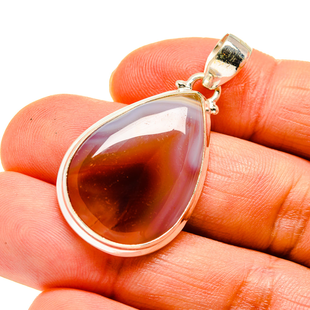 Botswana Agate Pendants handcrafted by Anasilvercos - PD745724