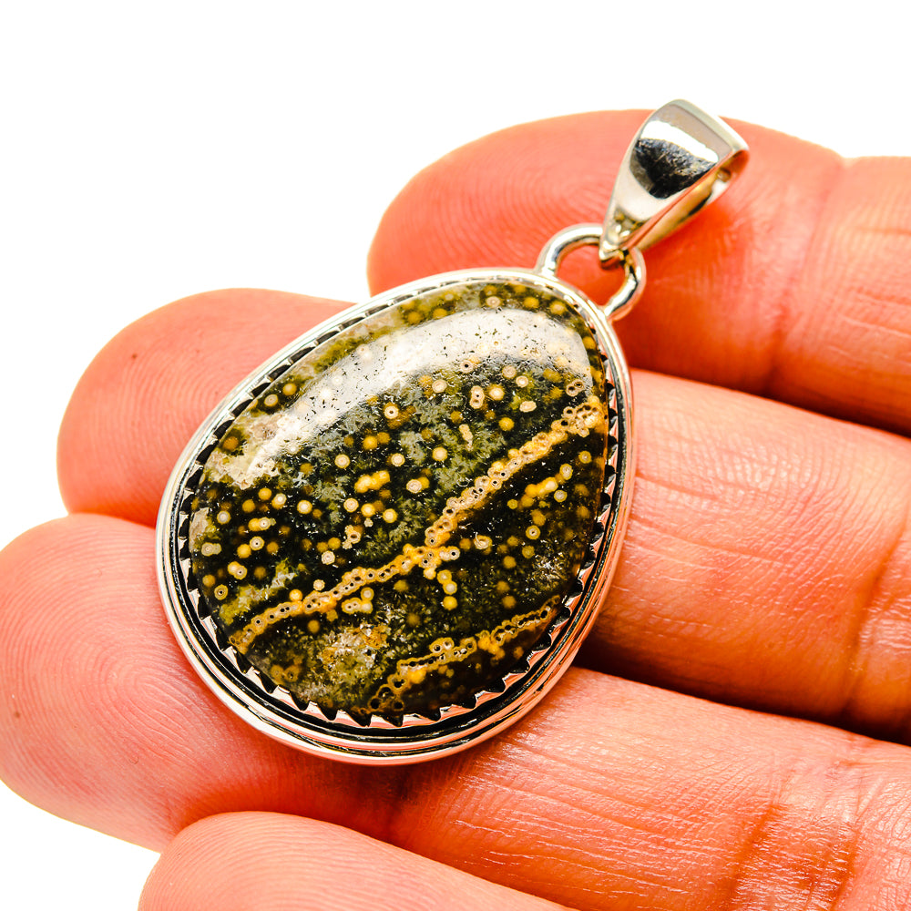 Ocean Jasper Pendants handcrafted by Anasilvercos - PD745729