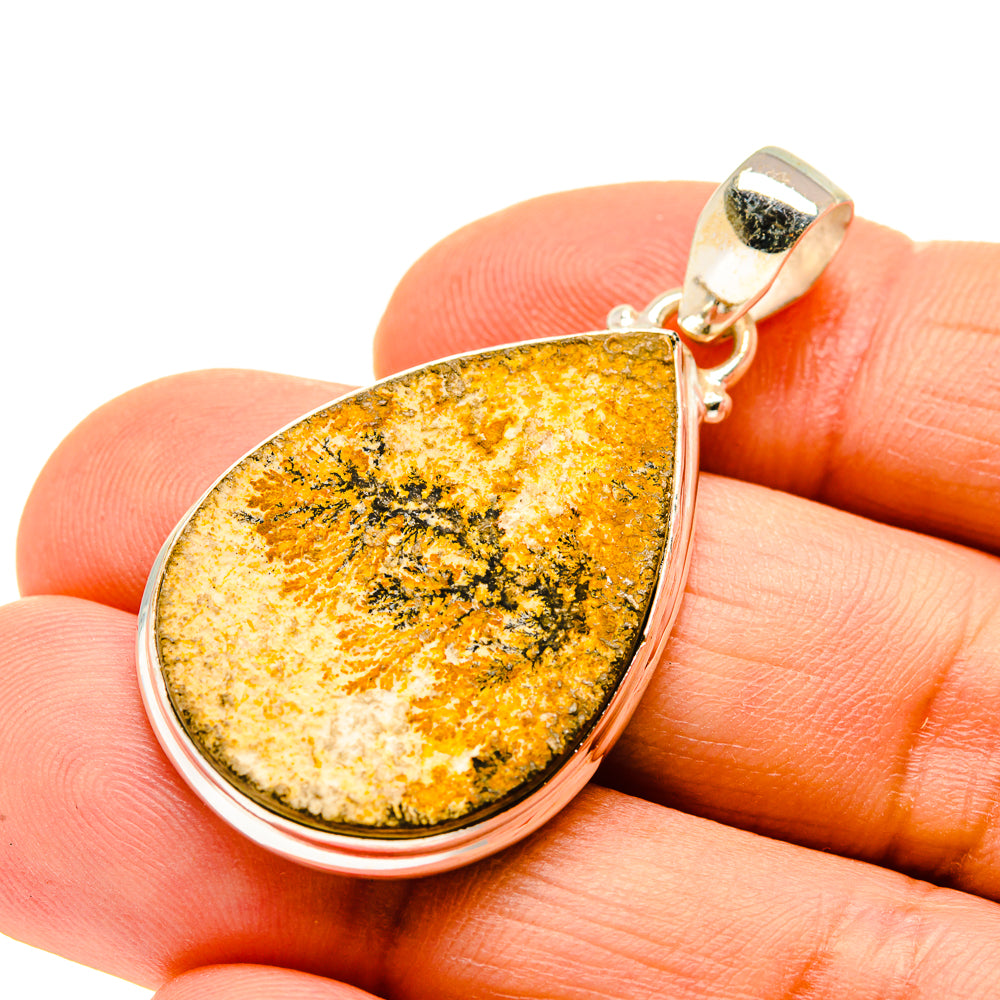 Germany Psilomelane Dendrite Pendants handcrafted by Anasilvercos - PD745854