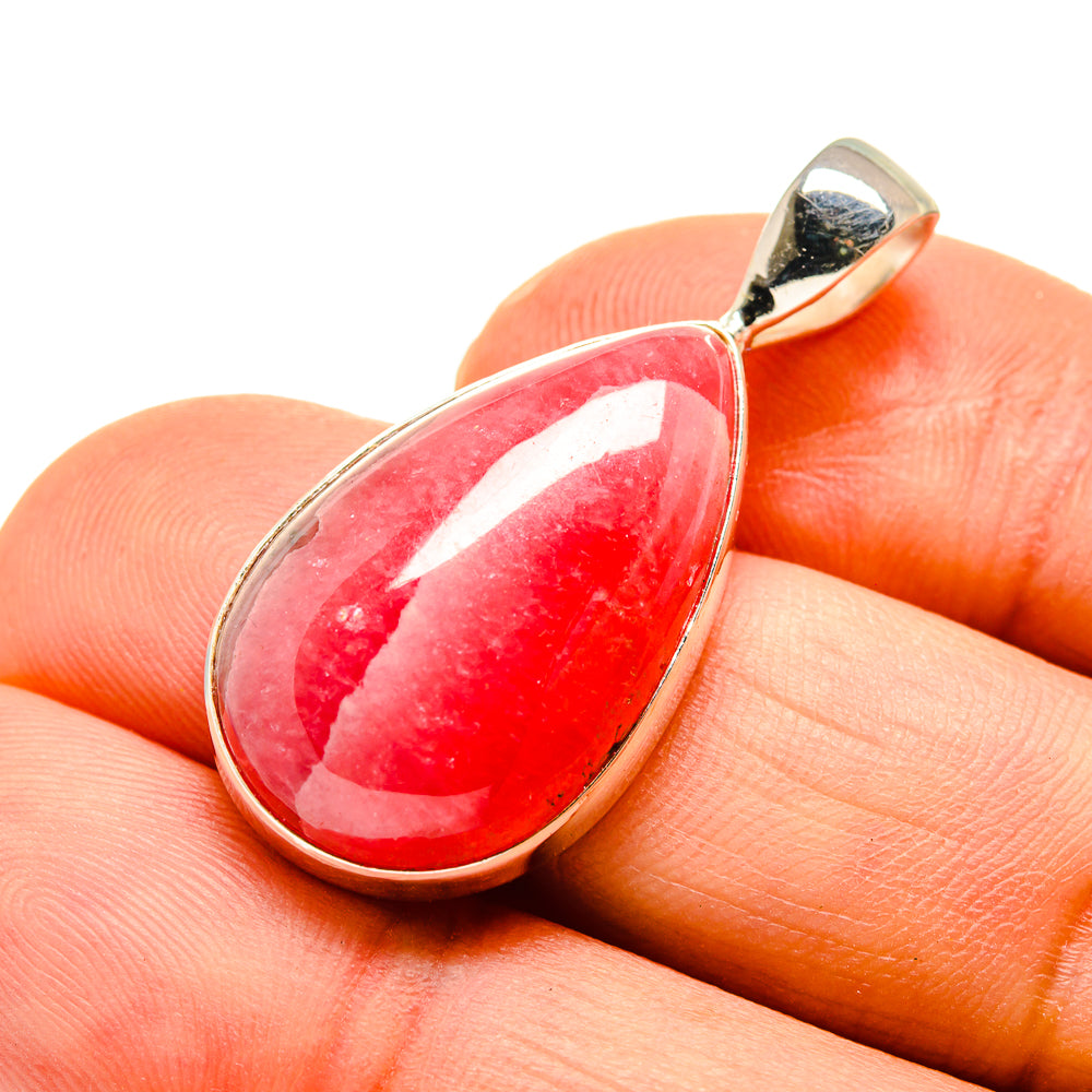 Pink Agate Pendants handcrafted by Anasilvercos - PD745877