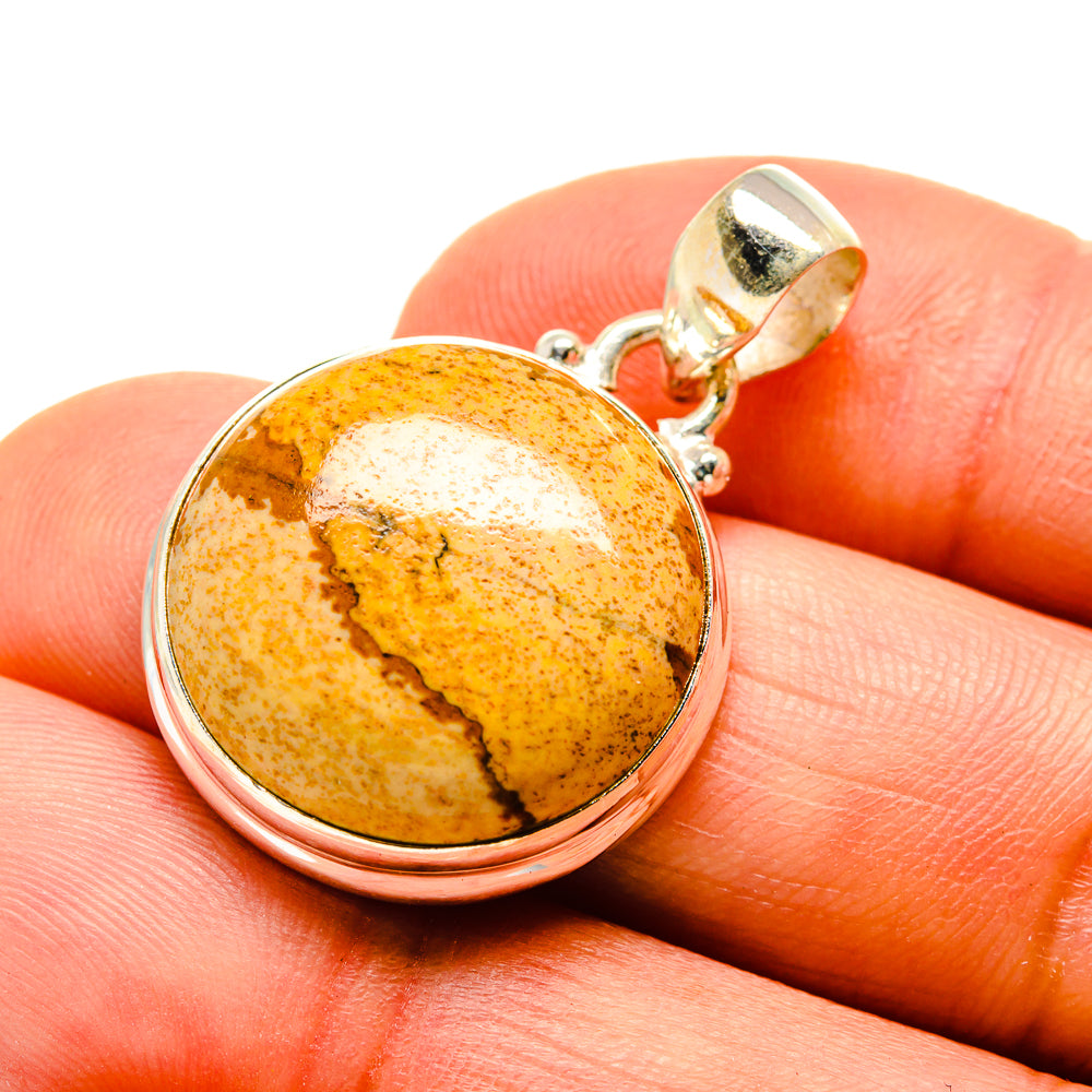 Picture Jasper Pendants handcrafted by Anasilvercos - PD745946