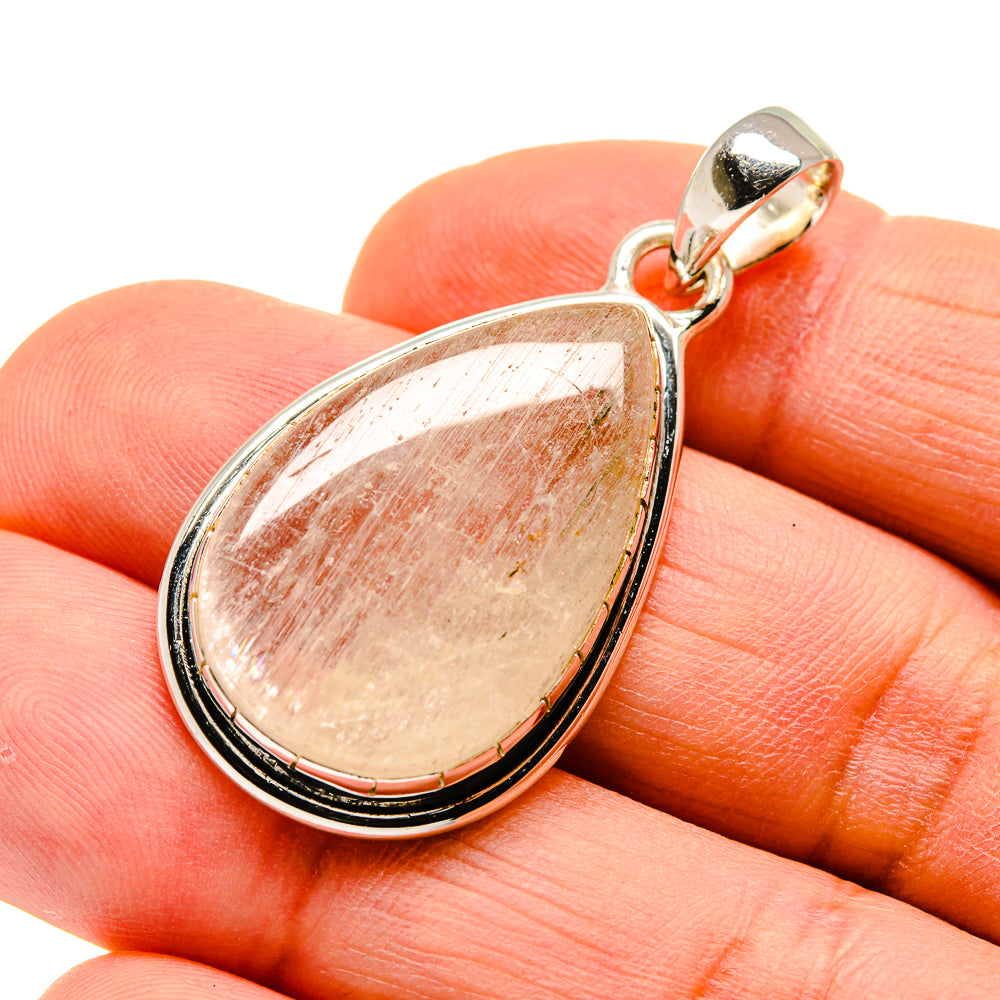 Rainbow Moonstone Pendants handcrafted by Anasilvercos - PD745970