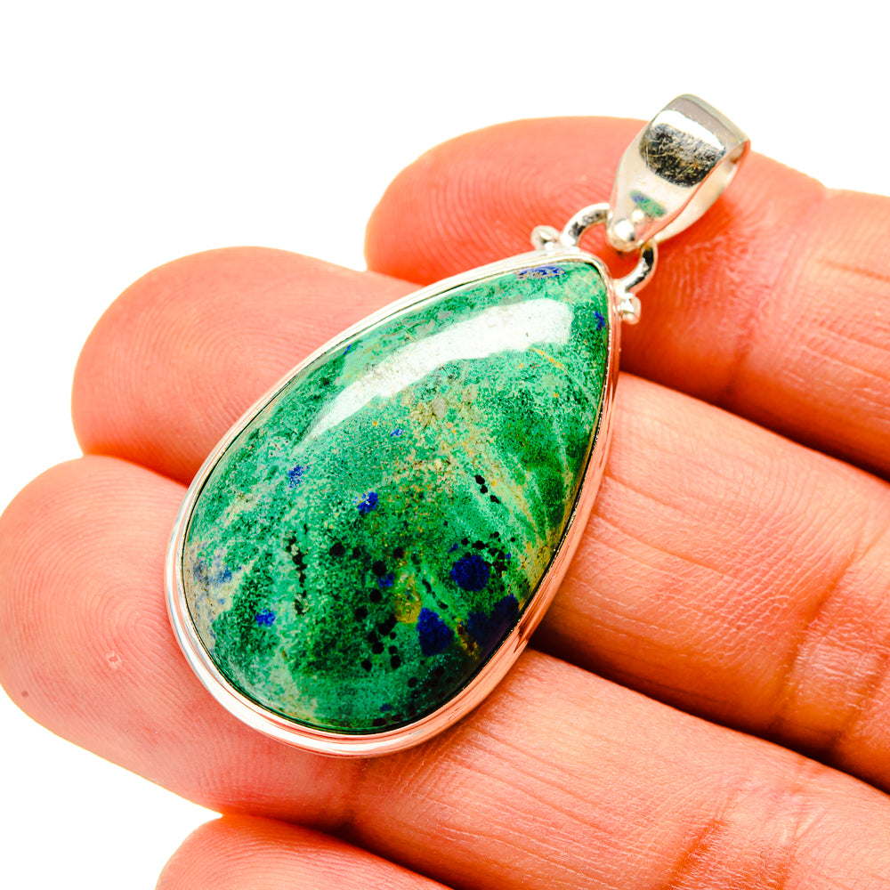 Chrysocolla Pendants handcrafted by Anasilvercos - PD746049