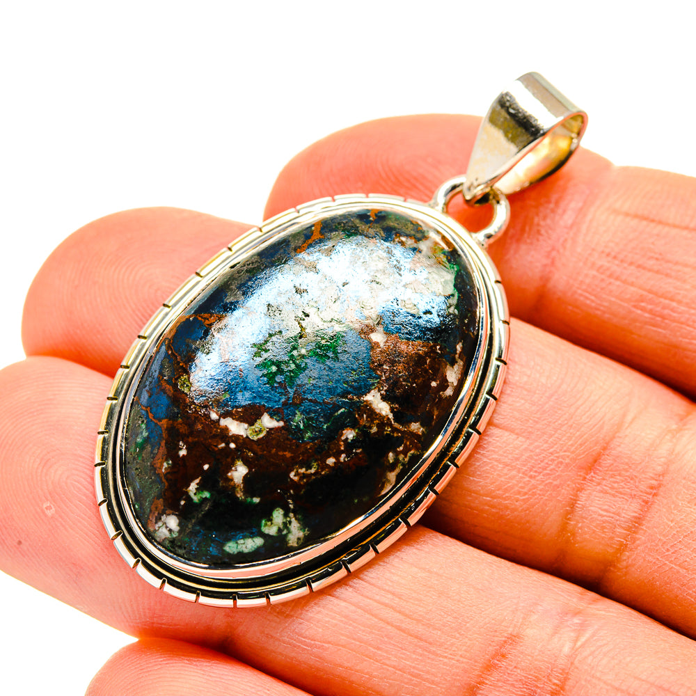 Chrysocolla Pendants handcrafted by Anasilvercos - PD746076