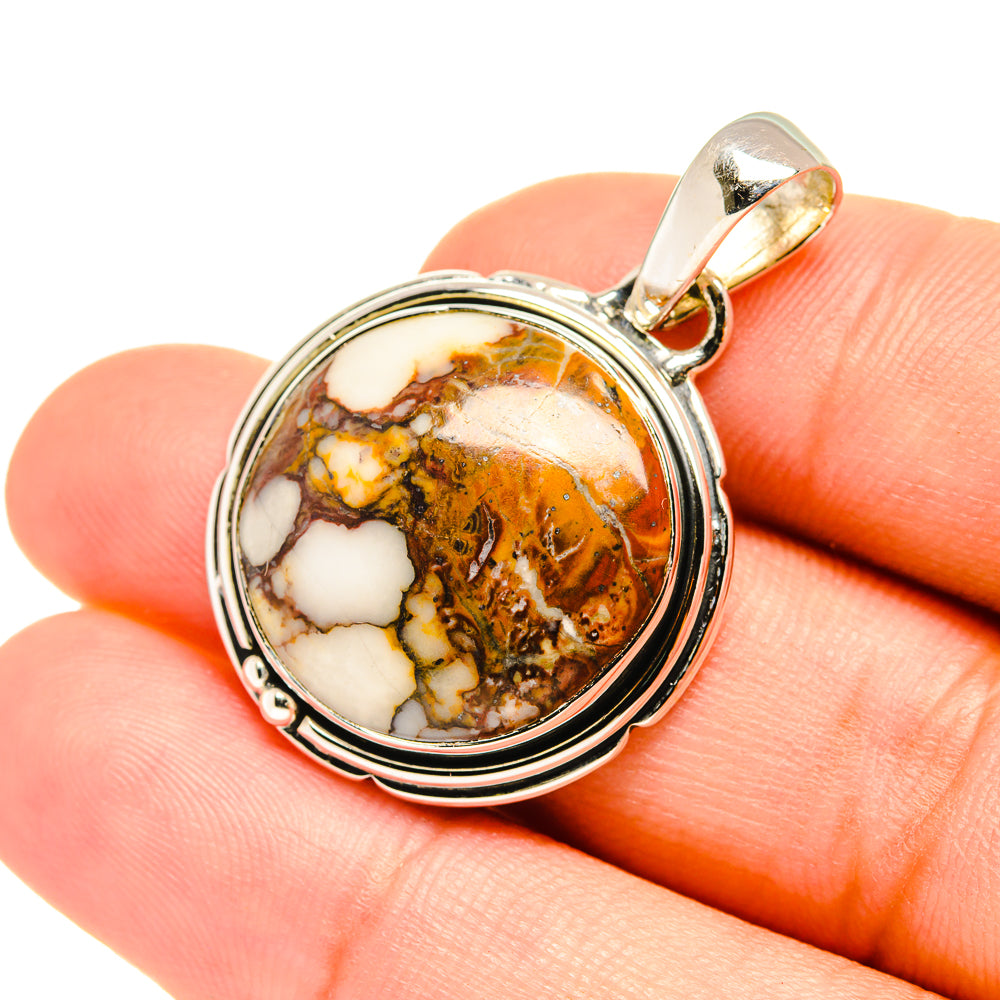 Wild Horse Jasper Pendants handcrafted by Anasilvercos - PD7461