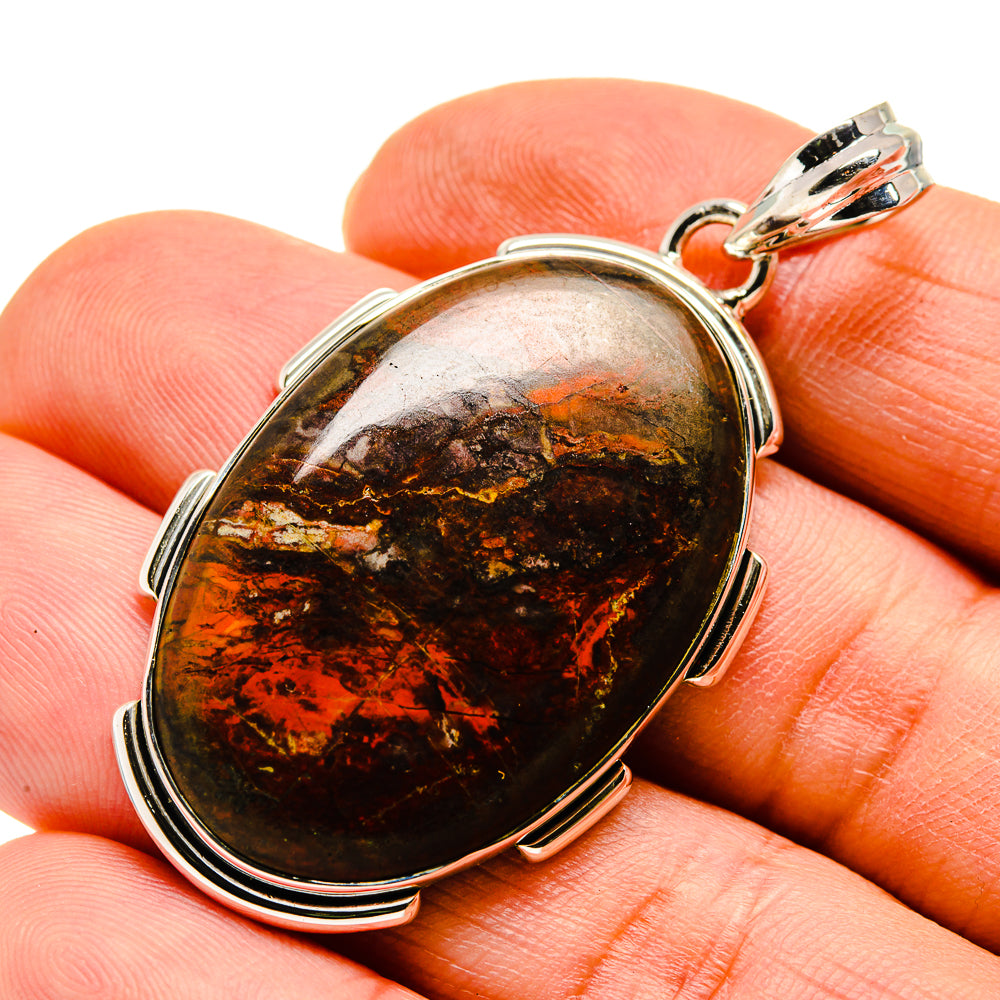 Red Jasper Pendants handcrafted by Anasilvercos - PD746263