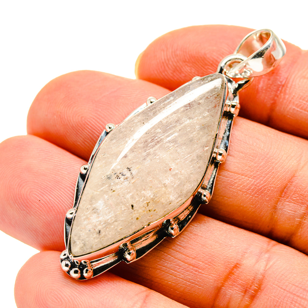 Rainbow Moonstone Pendants handcrafted by Anasilvercos - PD746270