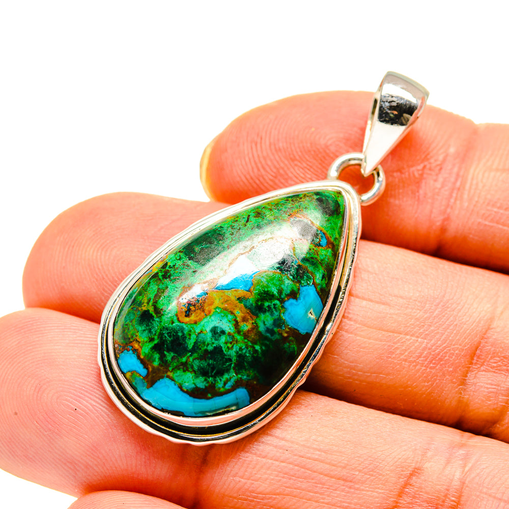 Chrysocolla Pendants handcrafted by Anasilvercos - PD746291