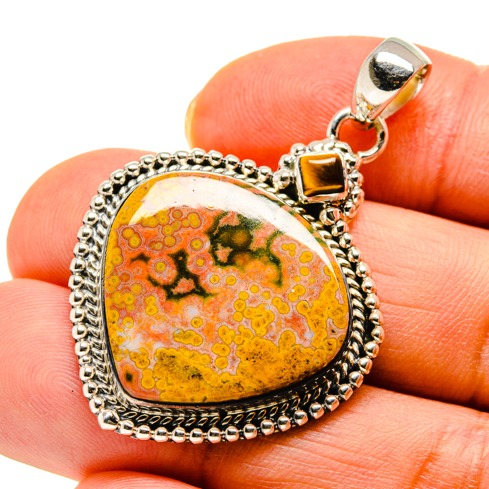Ocean Jasper Pendants handcrafted by Anasilvercos - PD746330