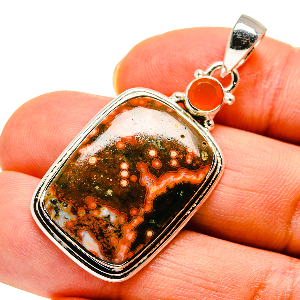 Ocean Jasper Pendants handcrafted by Anasilvercos - PD746332
