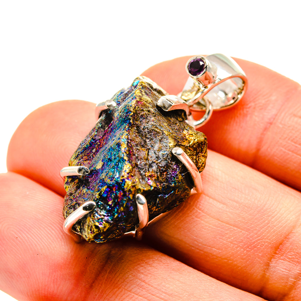 Titanium Druzy Pendants handcrafted by Anasilvercos - PD746341
