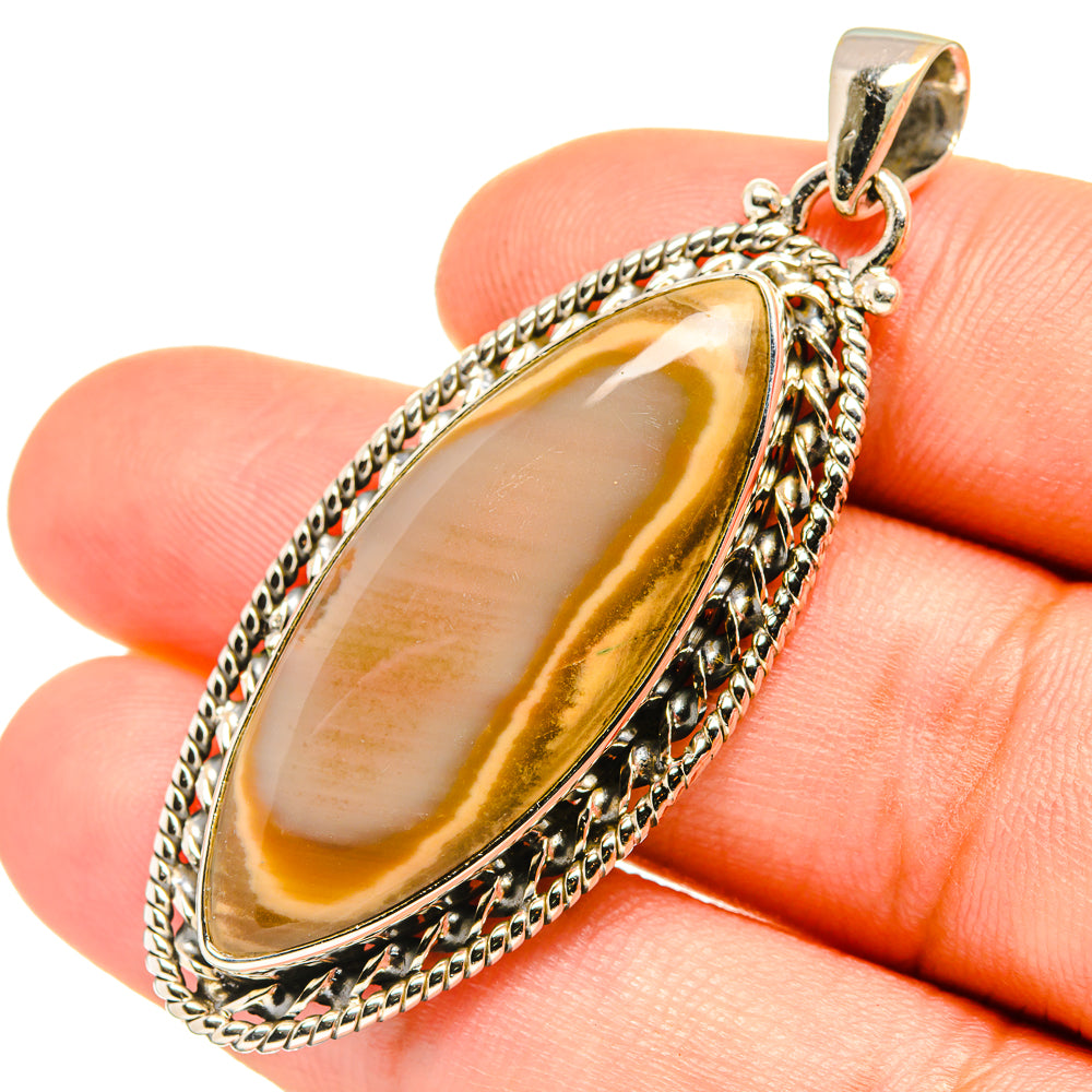 Willow Creek Jasper Pendants handcrafted by Anasilvercos - PD7464