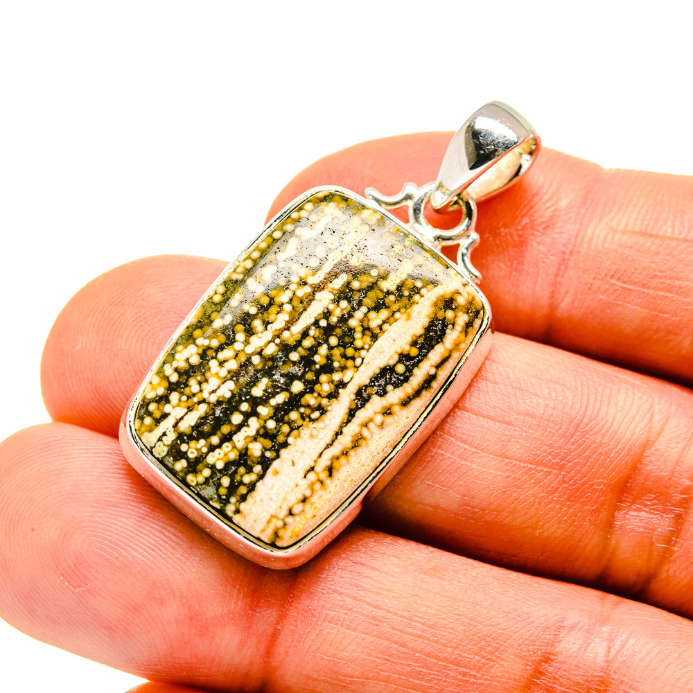 Ocean Jasper Pendants handcrafted by Anasilvercos - PD746489