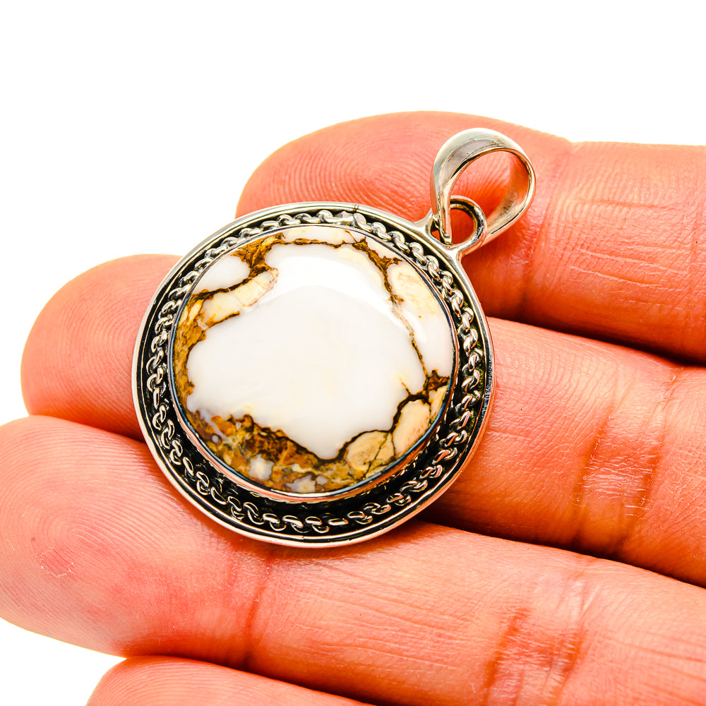 Peanut Wood Jasper Pendants handcrafted by Anasilvercos - PD746517