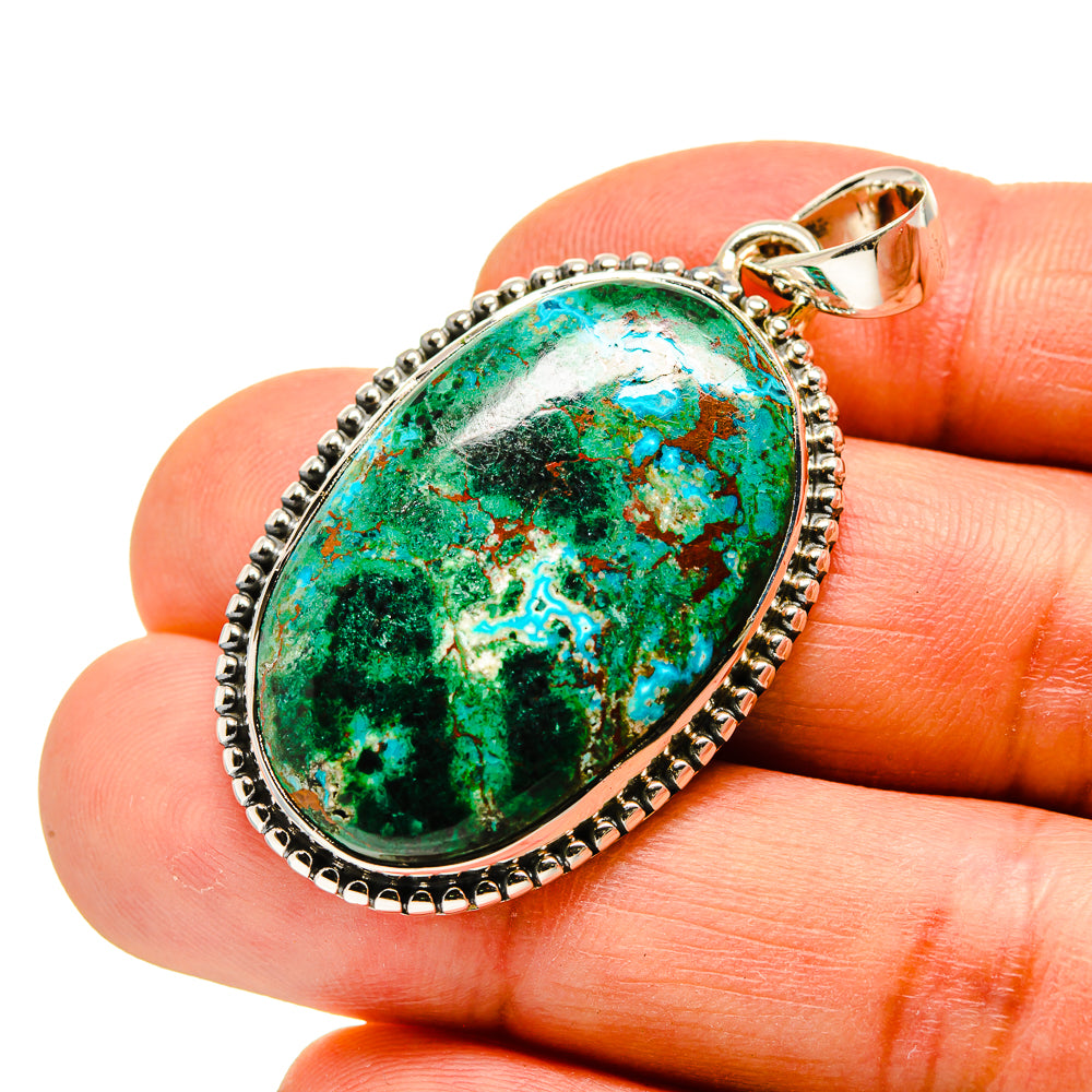 Chrysocolla Pendants handcrafted by Anasilvercos - PD746529