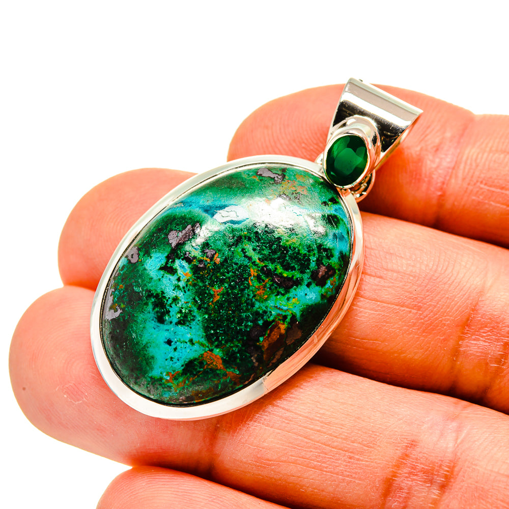 Chrysocolla Pendants handcrafted by Anasilvercos - PD746537