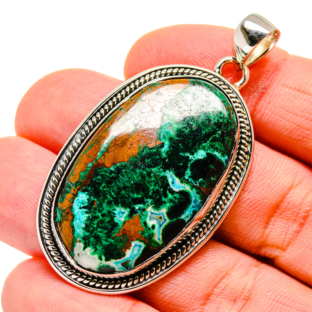 Chrysocolla Pendants handcrafted by Anasilvercos - PD746570