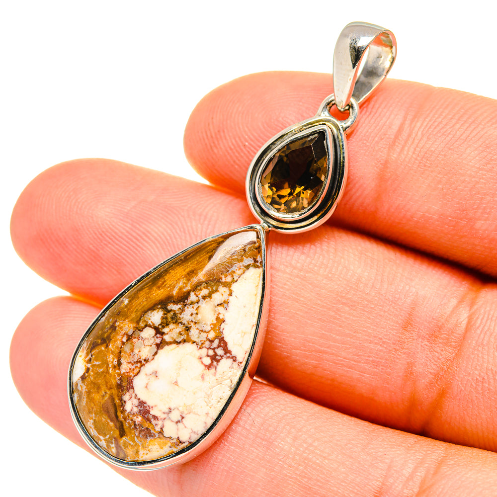 Wild Horse Jasper Pendants handcrafted by Anasilvercos - PD7466