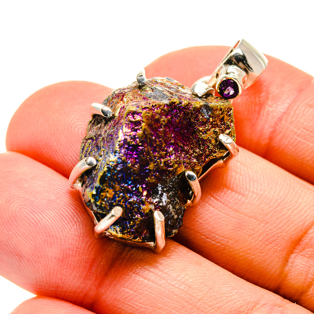 Titanium Druzy Pendants handcrafted by Anasilvercos - PD746686