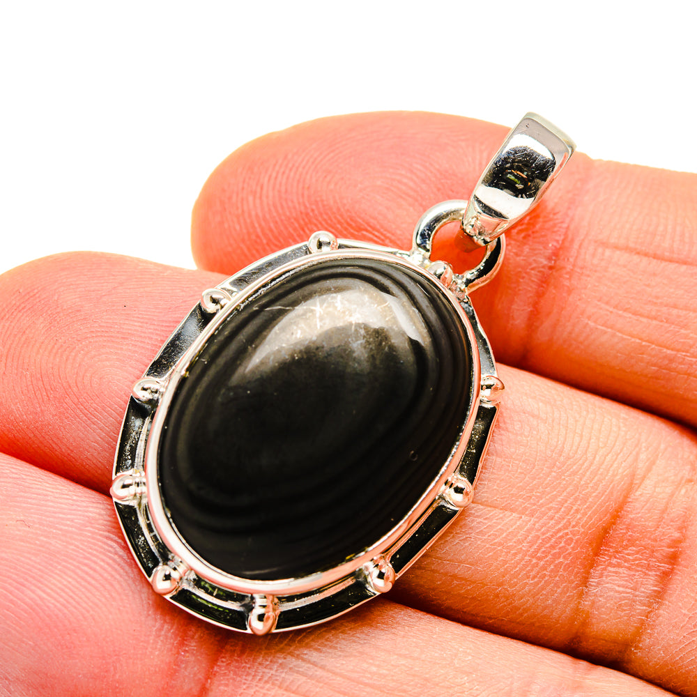 Psilomelane Pendants handcrafted by Anasilvercos - PD746788