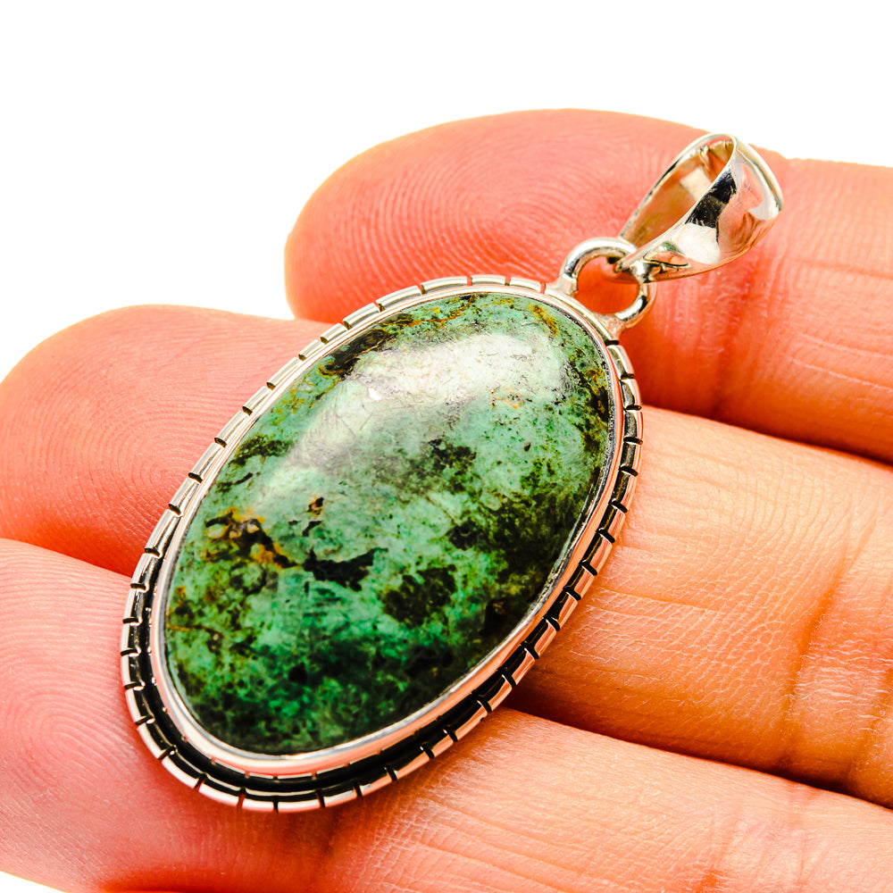 Chrysocolla Pendants handcrafted by Anasilvercos - PD746814