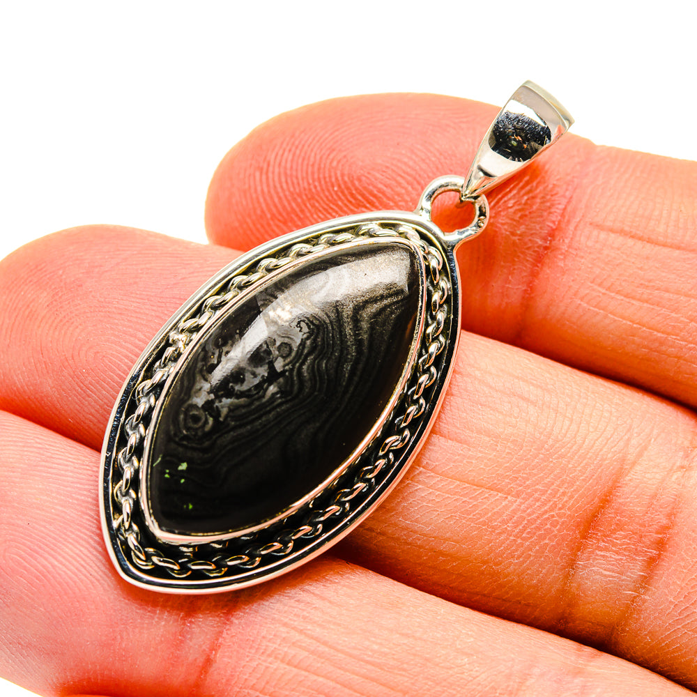 Psilomelane Pendants handcrafted by Anasilvercos - PD746845