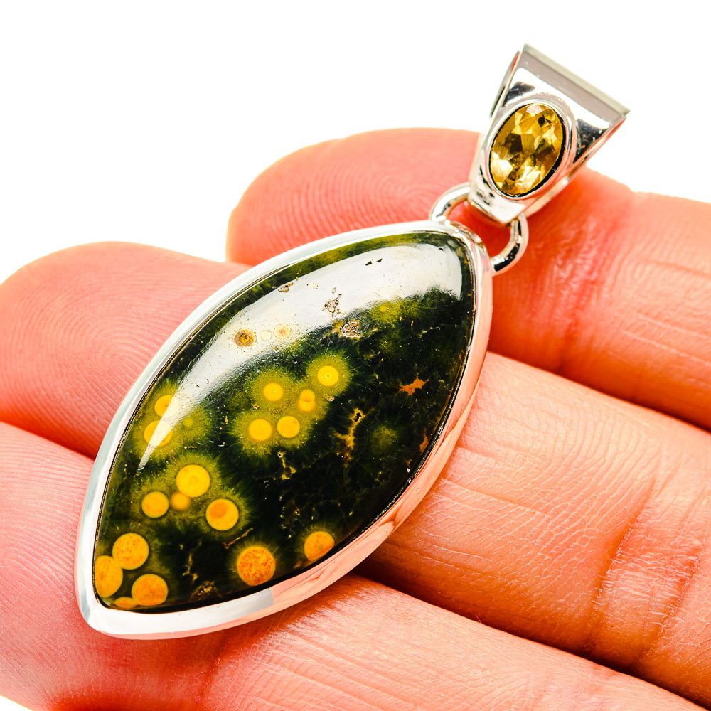 Ocean Jasper Pendants handcrafted by Anasilvercos - PD746871