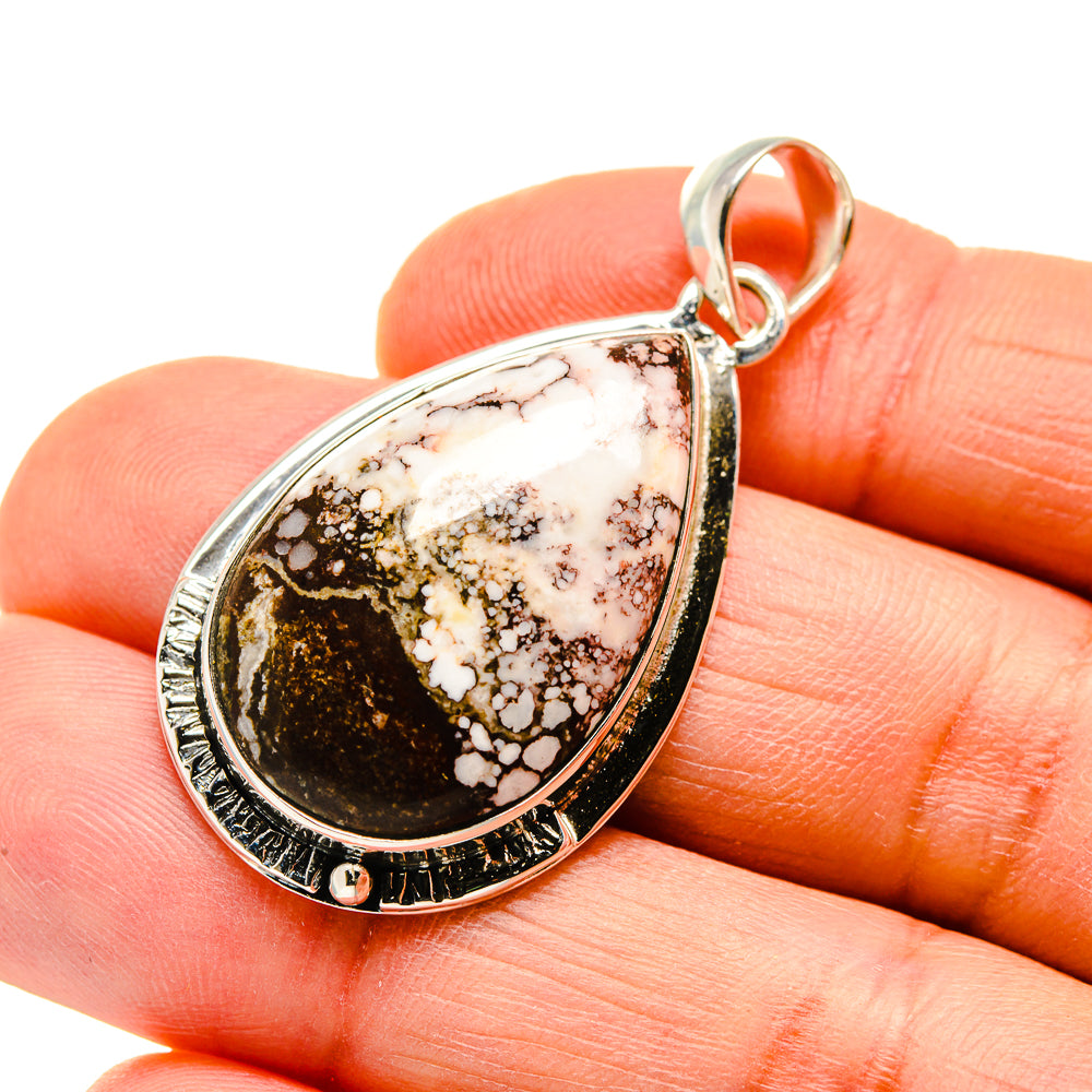 Peanut Wood Jasper Pendants handcrafted by Anasilvercos - PD746956