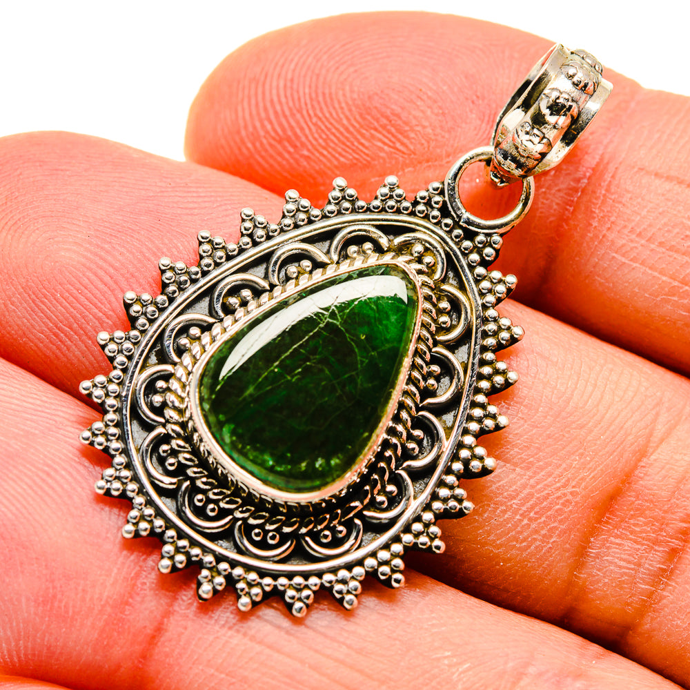 Chrysoprase Pendants handcrafted by Anasilvercos - PD747037
