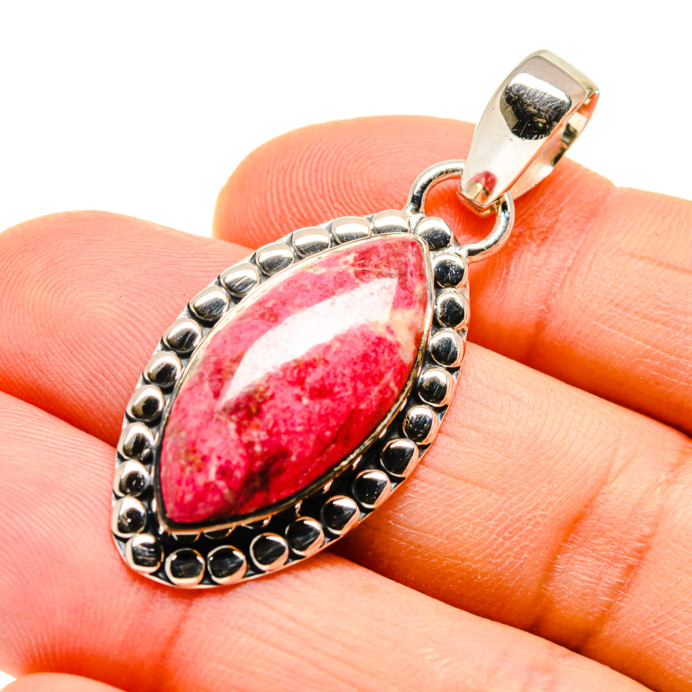 Thulite Pendants handcrafted by Anasilvercos - PD747045