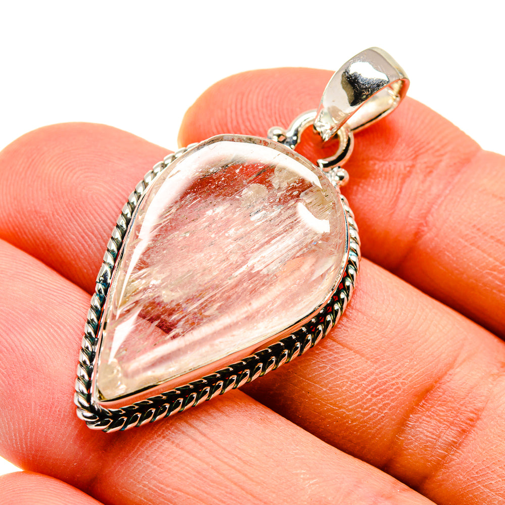 Rainbow Moonstone Pendants handcrafted by Anasilvercos - PD747046