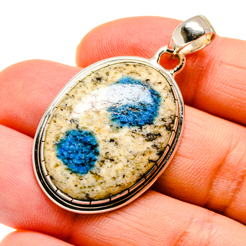 K2 Blue Azurite Pendants handcrafted by Anasilvercos - PD747058