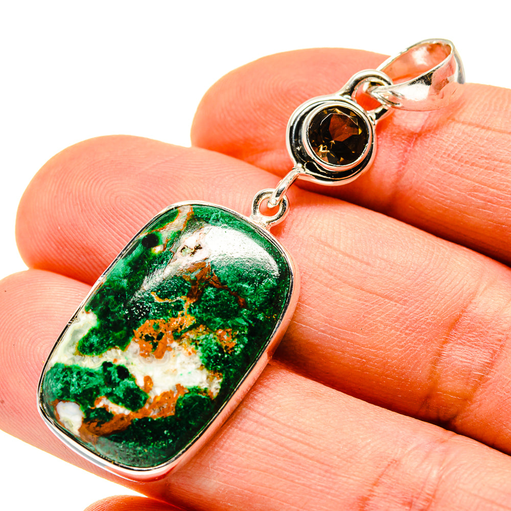 Chrysocolla Pendants handcrafted by Anasilvercos - PD747193