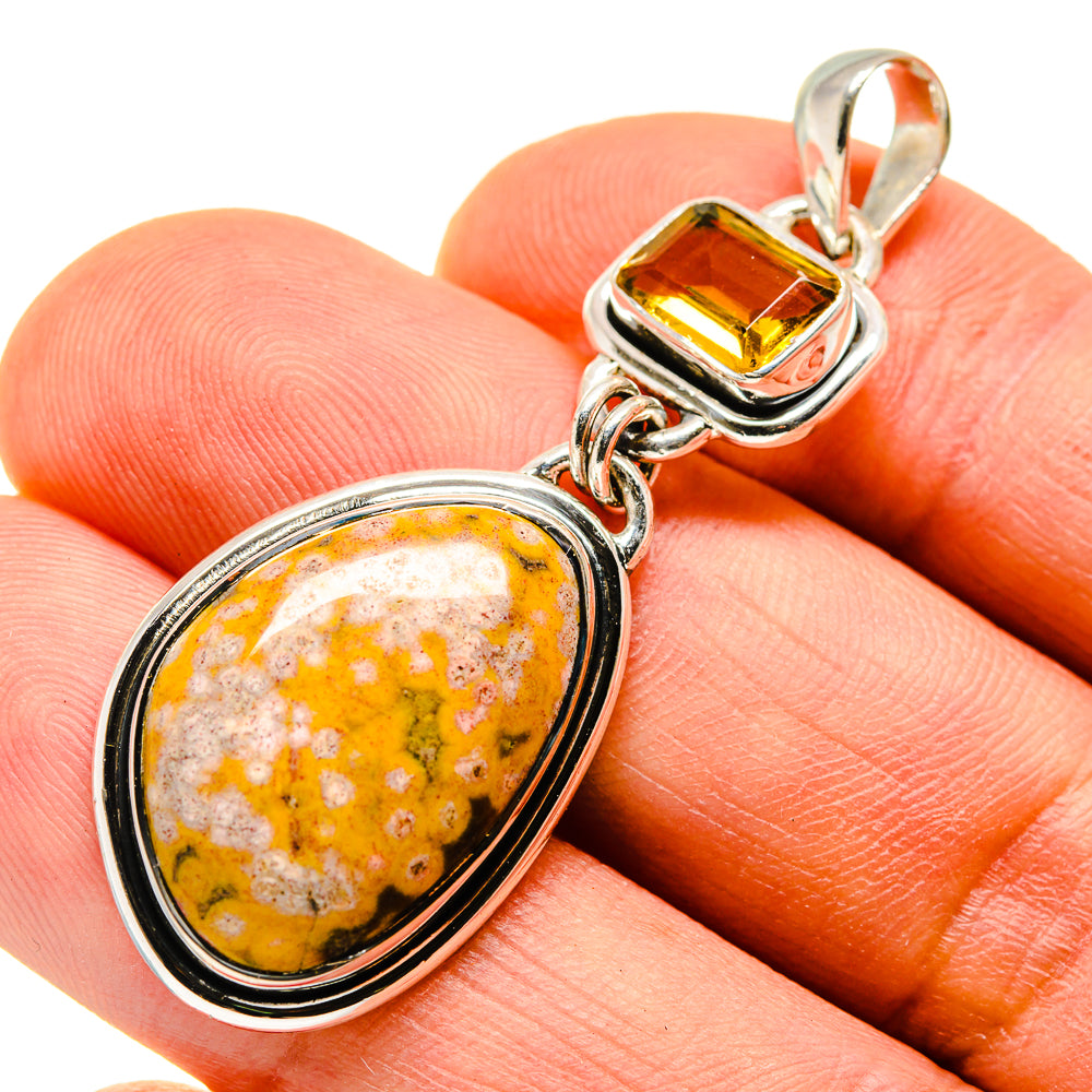 Ocean Jasper Pendants handcrafted by Anasilvercos - PD747201