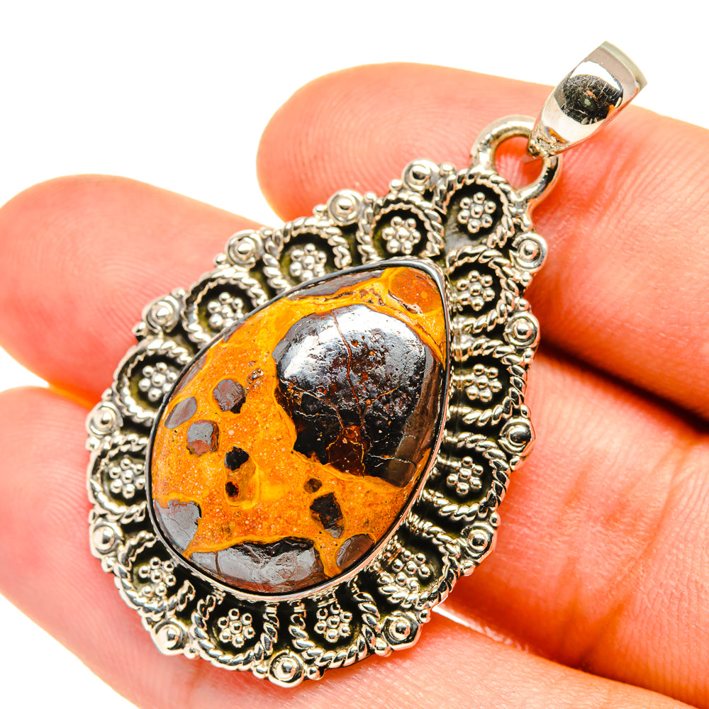 Bauxite Pendants handcrafted by Anasilvercos - PD7472