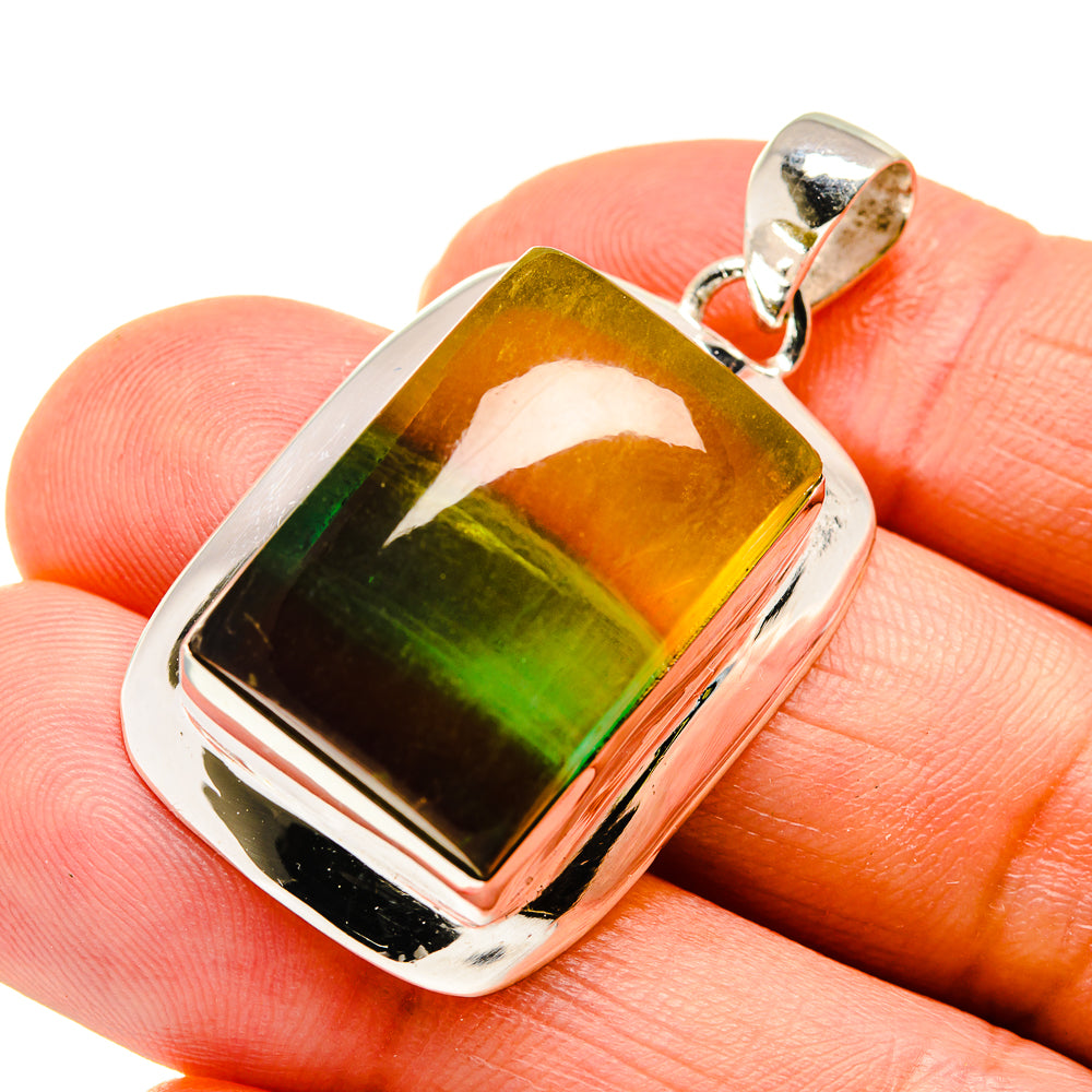 Fluorite Pendants handcrafted by Anasilvercos - PD747305
