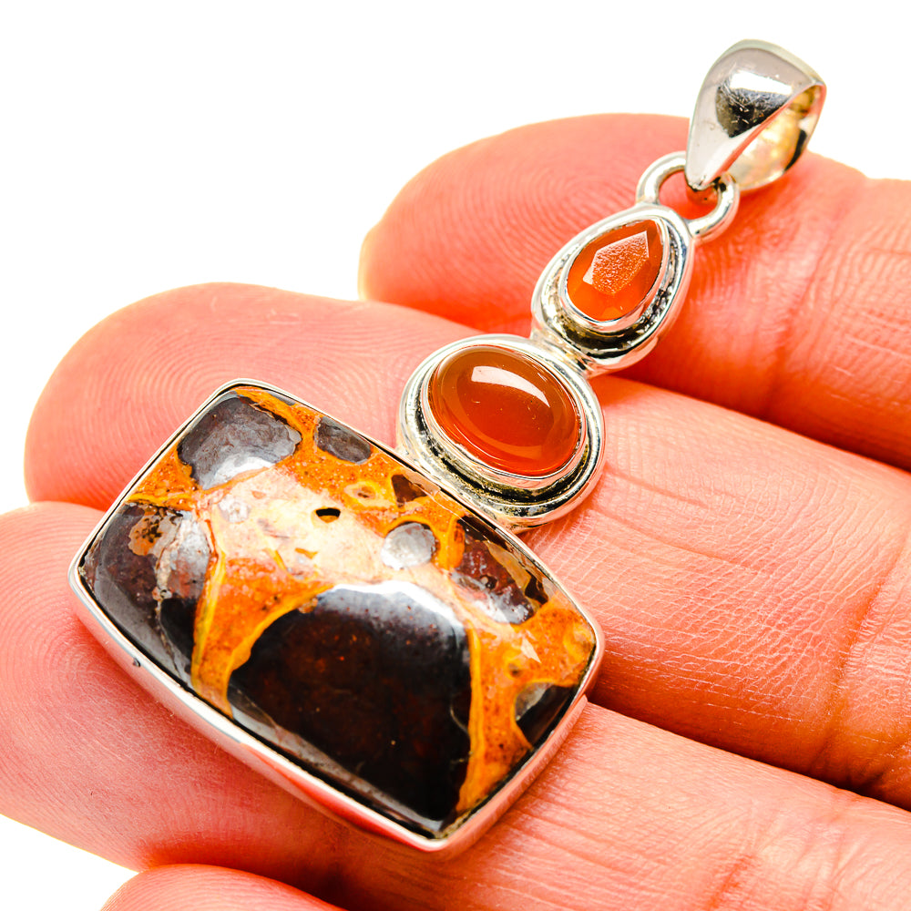Chert Breccia Pendants handcrafted by Anasilvercos - PD747359