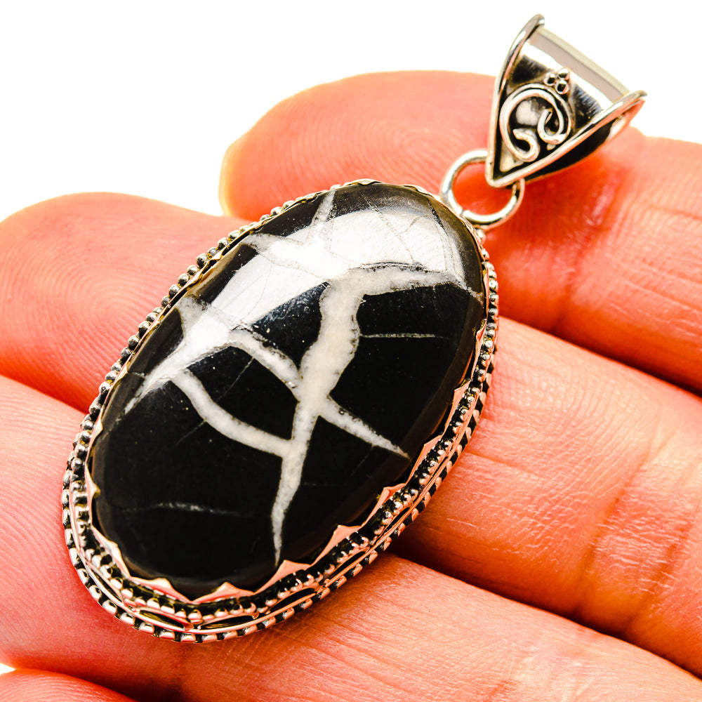 Septarian Geode Pendants handcrafted by Anasilvercos - PD747374