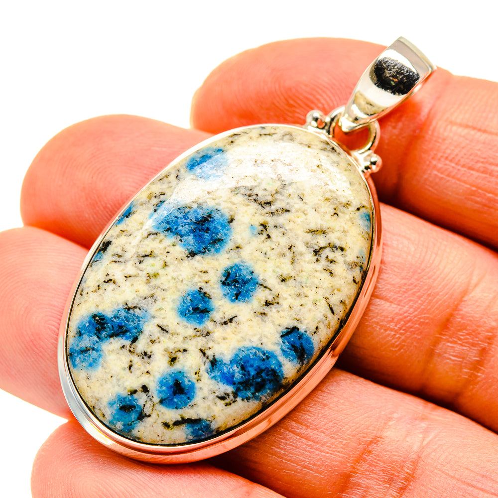 K2 Blue Azurite Pendants handcrafted by Anasilvercos - PD747442