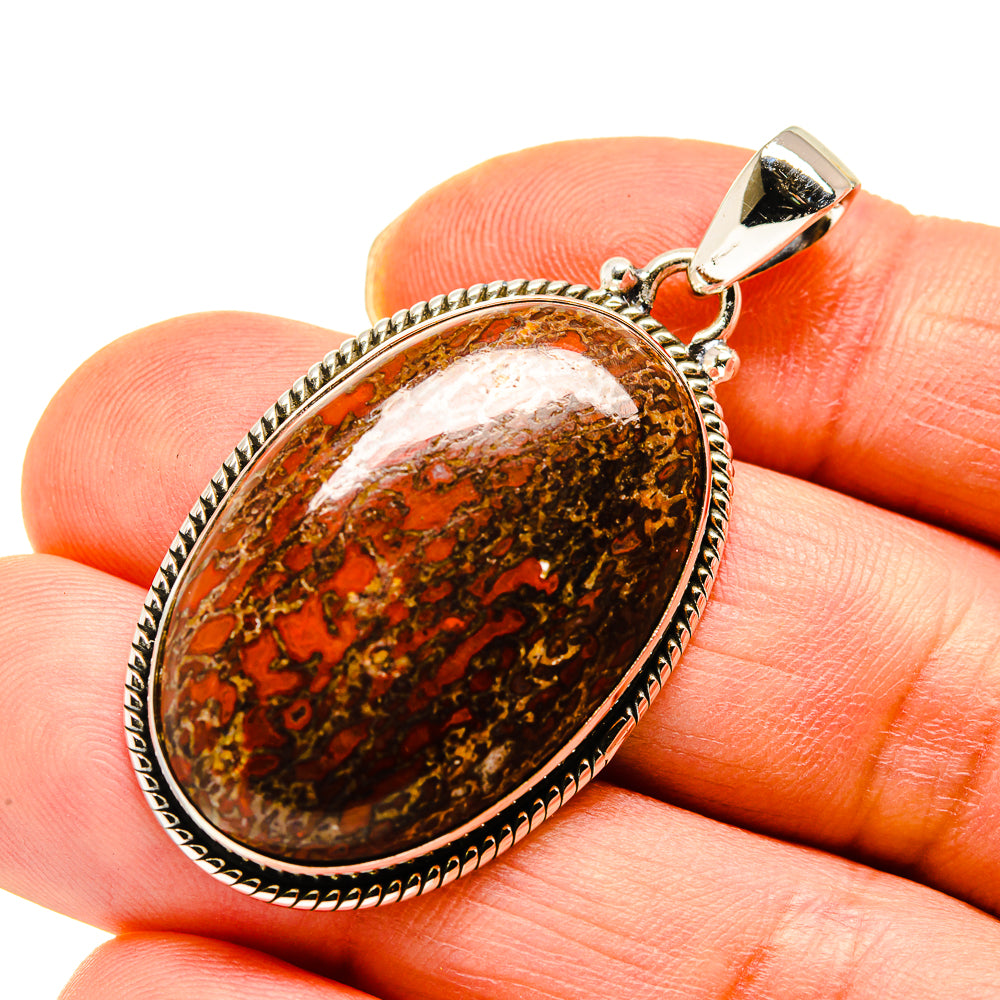 Moroccan Agate Pendants handcrafted by Anasilvercos - PD747447
