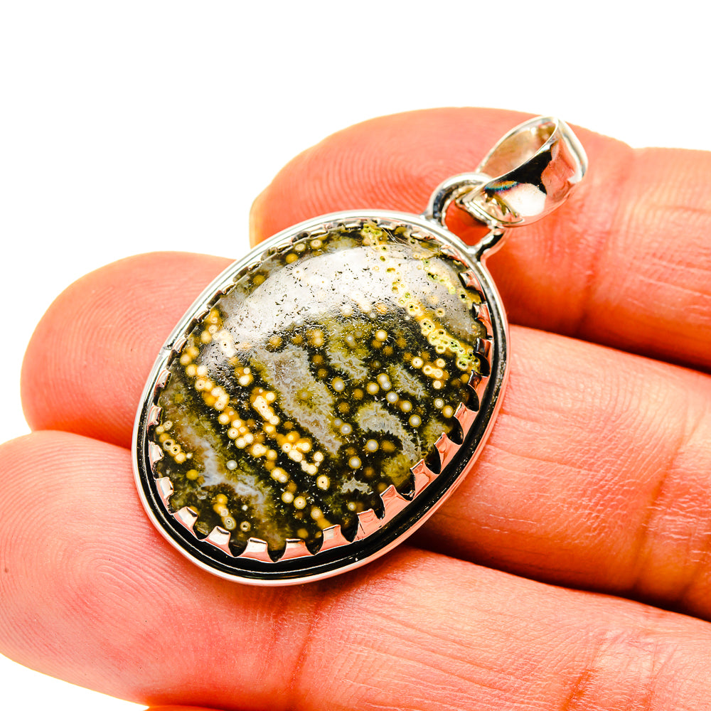 Ocean Jasper Pendants handcrafted by Anasilvercos - PD747466