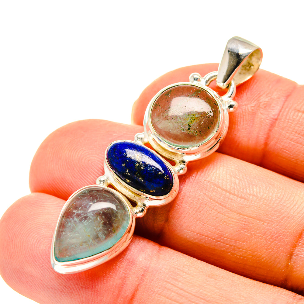 Aquamarine Pendants handcrafted by Anasilvercos - PD747539