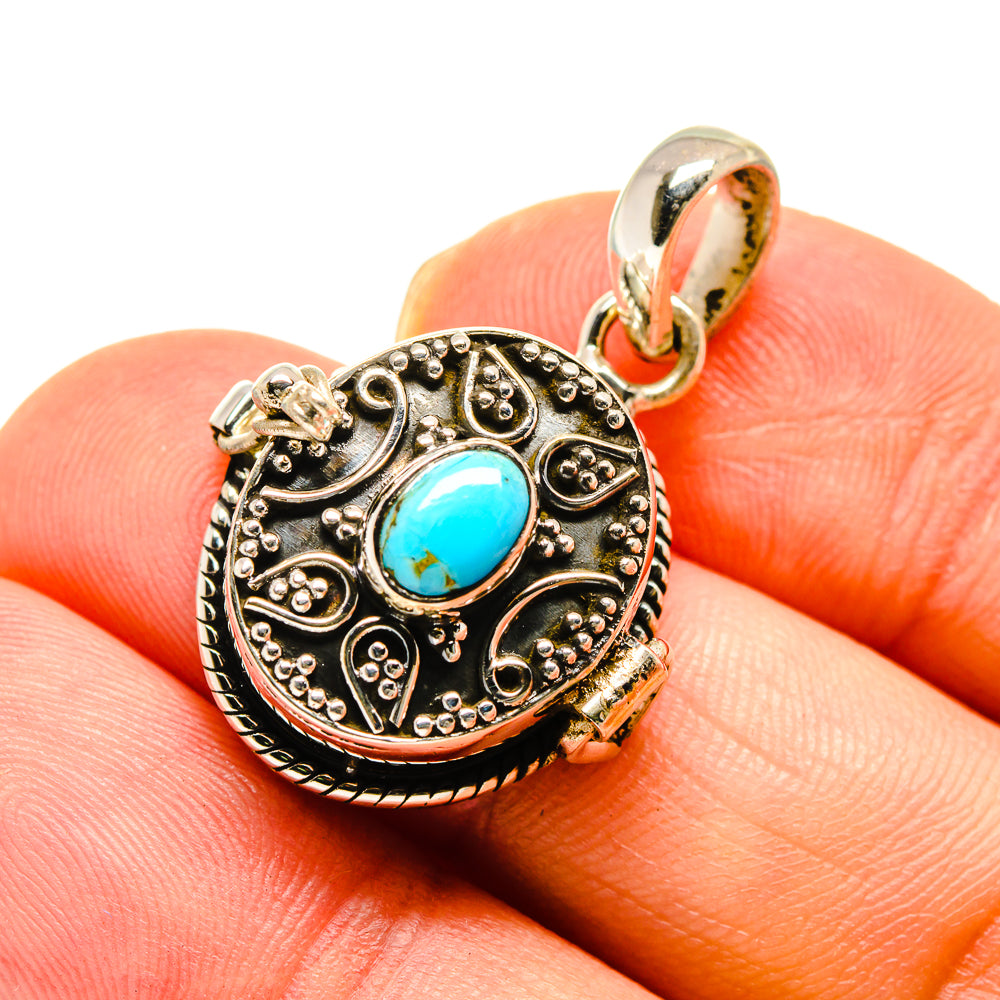 Arizona Turquoise Pendants handcrafted by Anasilvercos - PD747583