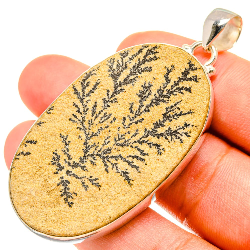 Germany Psilomelane Dendrite Pendants handcrafted by Anasilvercos - PD7477